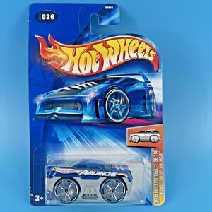 Hot Wheels 2004 First Editions #26 Blings Chevy Avalanche Blue w/ BLINGs